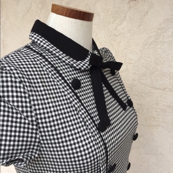 Gingham pin up dress - Picture 2 of 6